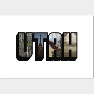 UTAH Big Letter Posters and Art